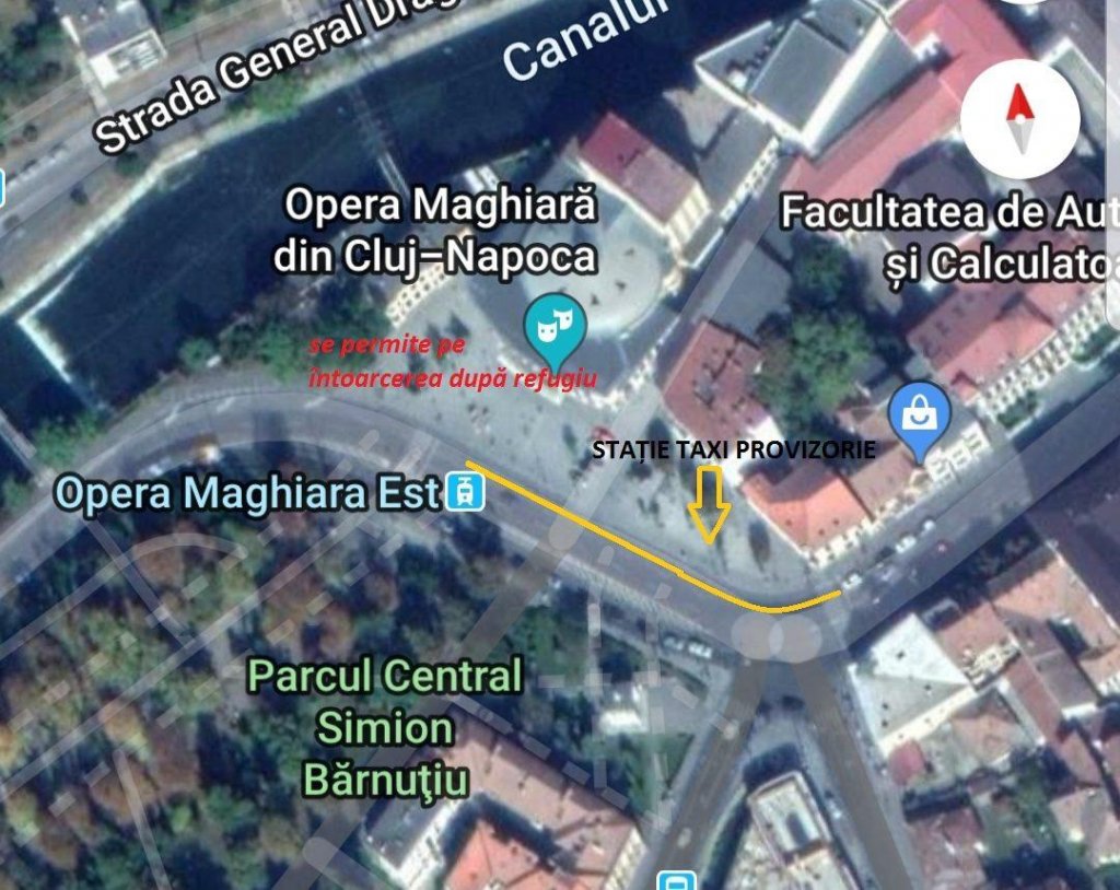 Stații de taxi temporare pe perioada Untold. Unde vor fi amplasate