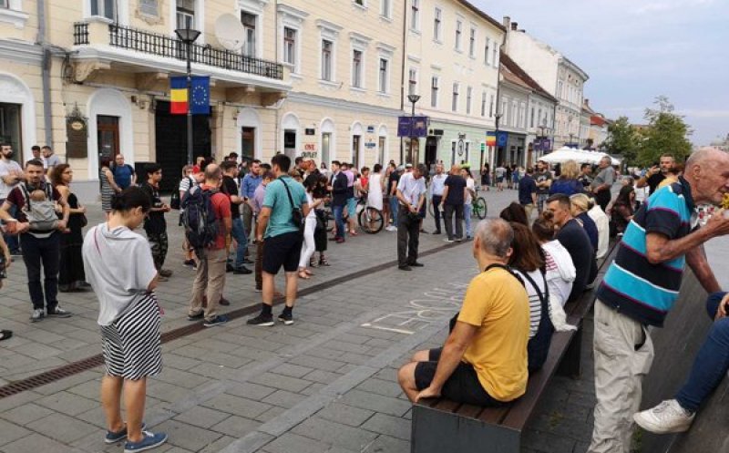 Crima de la Caracal: A doua seară de proteste la Cluj Napoca