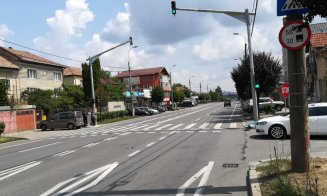 Semafoare cu buton pe una dintre cele mai periculoase străzi din Cluj-Napoca