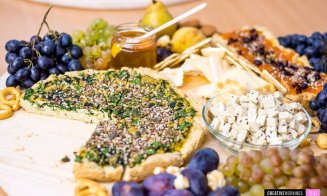 Catering cu produse locale/ O tânără revoluţionează mâncarea pentru ocazii speciale cu tarte, pateuri şi brânzeturi à la Cluj