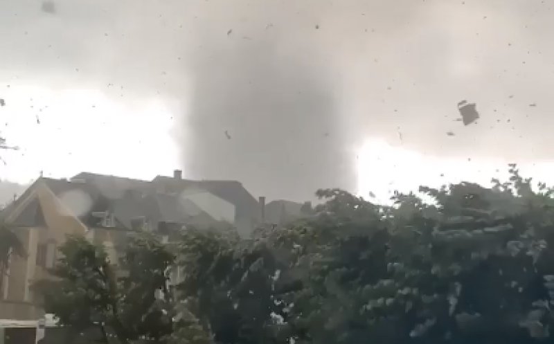 Vreme extremă în Europa. Tornadele care au speriat vestul