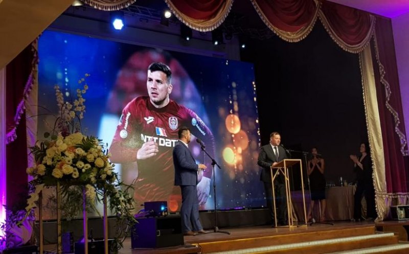 Fotbaliștii echipelor clujene, vedete la Gala AFAN. George Țucudean, jucătorul sezonului, Dorin Goga, cel mai bun din Liga a 2-a
