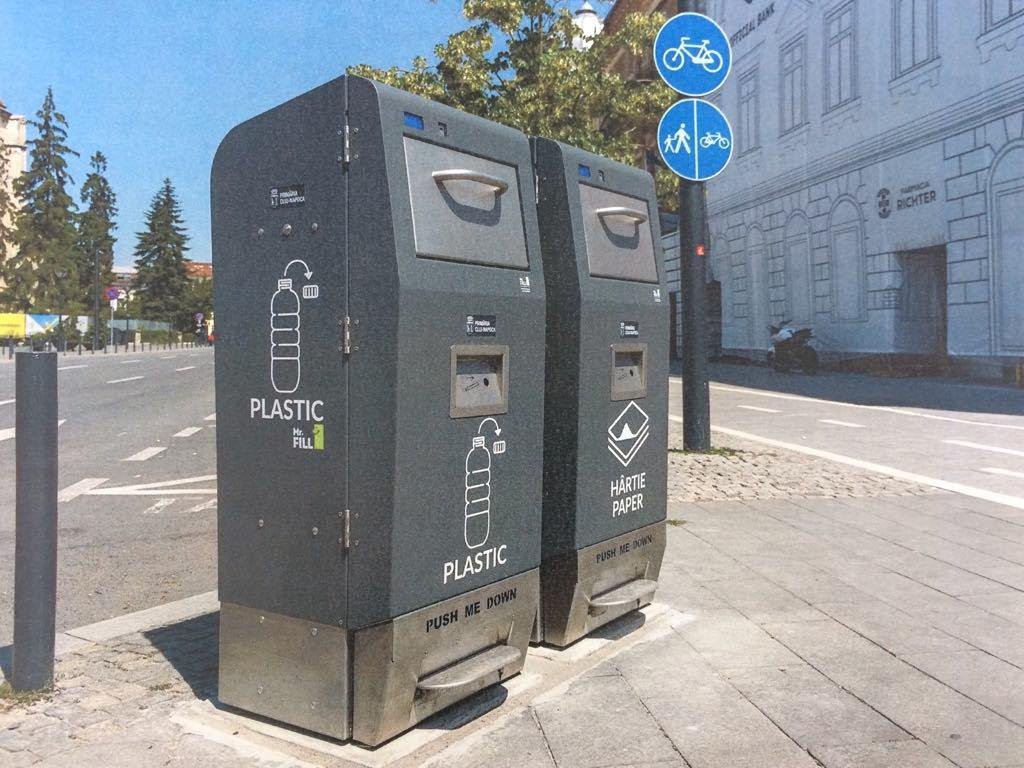 Încă 26 de pubele inteligente pe străzile Clujului