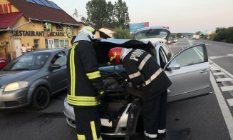 Accident cu răniți, în Vâlcele. Trafic blocat pe ambele sensuri