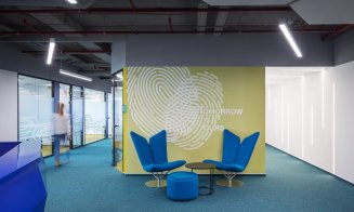 Angajații de la NTT DATA intră în bucătărie de pe tobogan. Cum arată noul sediu