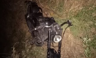 Tânăr, rănit ușor în Cămărașu, după ce a pierdut controlul motocicletei