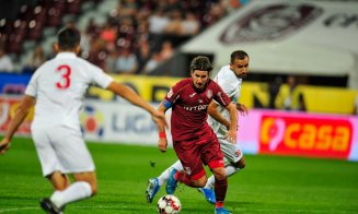 Primul eșec în Liga 1 pentru CFR Cluj. Campioana, îngenuncheată la Giurgiu, într-un meci cu trei eliminări