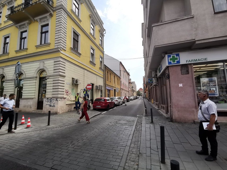 Atenţie, şoferi! Inversare de sens unic pe o stradă din centrul Clujului