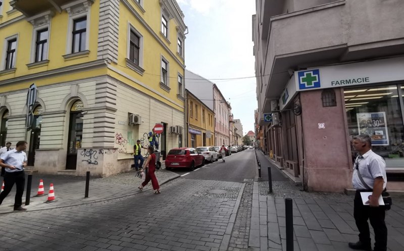 Atenţie, şoferi! Inversare de sens unic pe o stradă din centrul Clujului