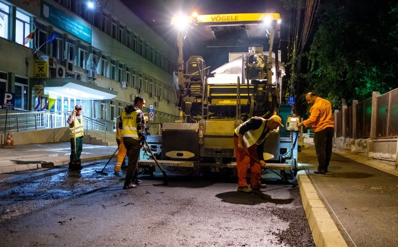 Modernizarea străzii Ion Creangă se apropie de final. Când va fi reluată circulaţia
