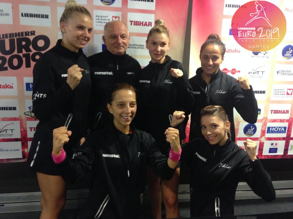 România, campioană europeană la tenis de masă.  Clujul, gazdă în 2021