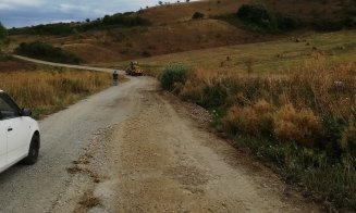 Lucrări de întreținere pe drumul Deușu - Giula