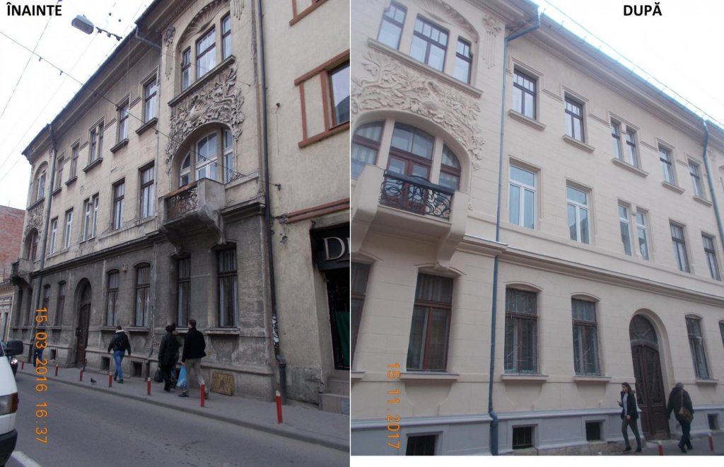 Câte imobile au fost refațadizate în Cluj: 52 doar în 2019