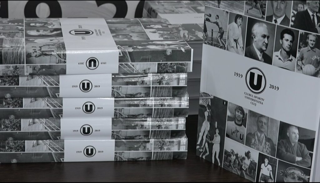 "U" Cluj 100. A fost lansată cartea dedicată centenarului clubului clujean
