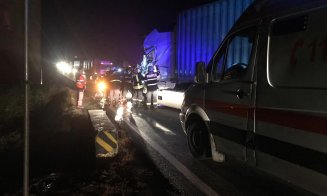 Accident cu autotren și un autobuz  la Turda. Un bărbat în stare gravă
