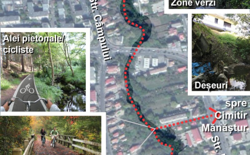 4 km de alee pietonală pentru Cluj