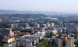 Cel mai înalt bloc din România este la Cluj. Cum se vede oraşul de la etajul 25