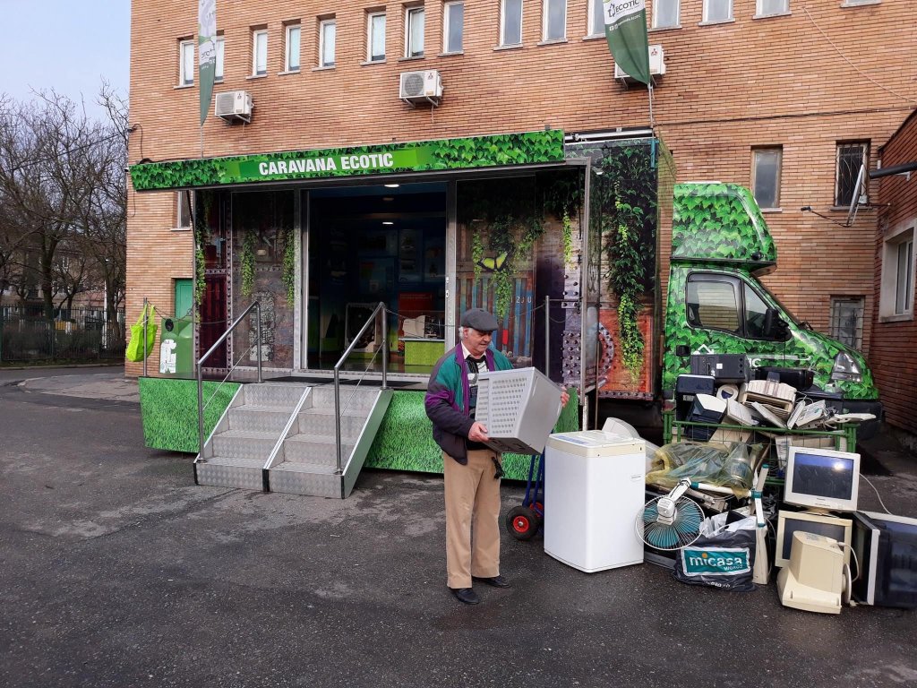 Centru de colectare de deșeuri electrice și electronice la Cluj
