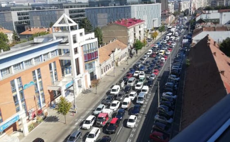Cod roşu de trafic la Cluj