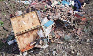 Floreștian care a aruncat gunoaie cu tractorul a fost amendat și pus să curețe