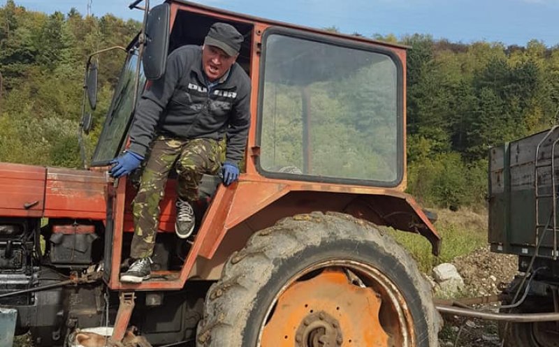 Floreșteanul care a aruncat gunoaie cu tractorul, amendat și pus să curețe