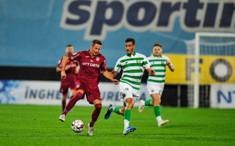 Notele ZIUA, după prima înfrângere a CFR-ului în grupele Europa League. Oamenii din atac au dezamăgit în Scoția
