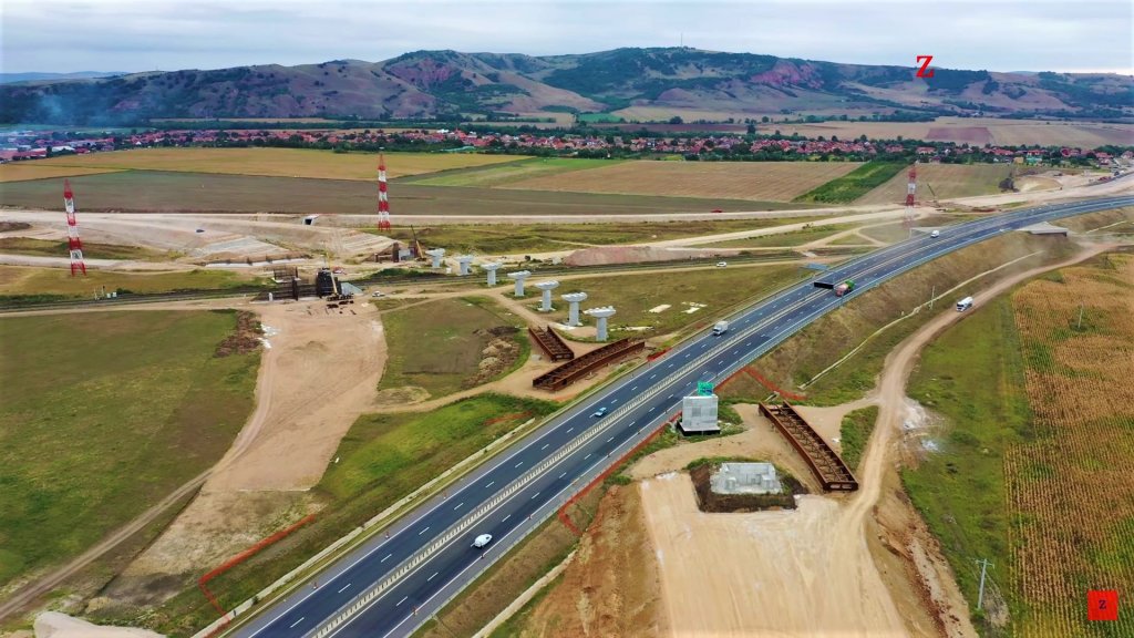 Cum se conectează Clujul la Sibiu pe autostradă. Au început lucrările la viaduct