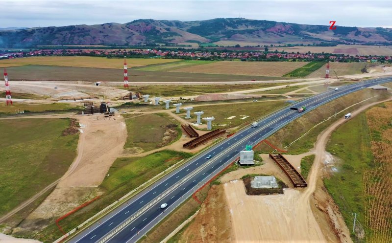 Cum se conectează Clujul la Sibiu pe autostradă. Au început lucrările la viaduct