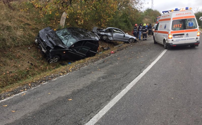 Accident cu patru răniți, la Turmași. Este al șaptelea de astăzi