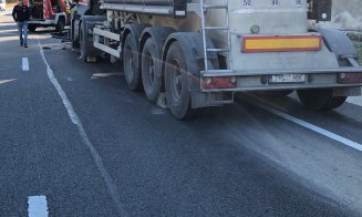 Accident pe centura Vâlcele - Apahida. Trafic blocat, persoană încarcerată