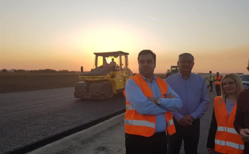 Ministrul demis se laudă că le-a luat fața ungurilor. Asfalt pe 5 km din Autostrada Transilvania