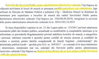 Salarii mai mari cu 15% pentru angajaţii Primăriei Cluj. Spor de periculozitate pentru munca în birou