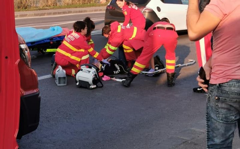 Fetița luată pe sus pe trecerea de pietoni, în stare gravă la spital