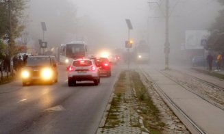 Atenție, șoferi! Cod galben de ceață, la Cluj