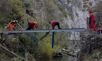 Cele patru poduri din Cheile Turzii au fost complet reabilitate. Al cincilea, în pregătire