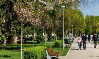 Ajutor suplimentar pentru verdele Clujului. Sistem de irigație în Parcul Central și la Operă