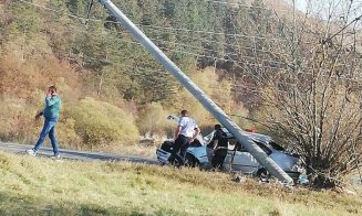 Accident violent la Cluj