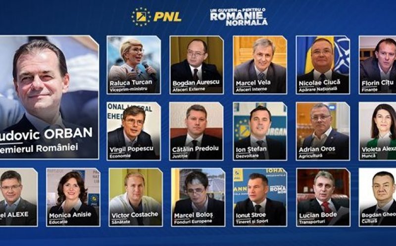 Guvernul PNL: Cine sunt miniștrii propuși de premierul desemnat Ludovic Orban