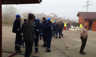 Protest la Salina Ocna Dej. Minerii au oprit activitatea