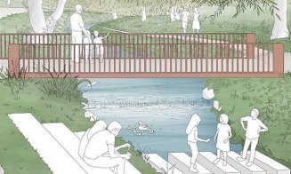 Dezbatere publică pentru un parc de 2,5 ha pe Canalul Morii: "Vom demola gardul de la parcul Rozelor"