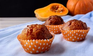 Brioşe cu dovleac, un desert perfect de vreme rece