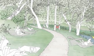 Cum se transformă Canalului Morii. Grădinărit comunitar, loc de joacă cu apa, pod care leagă Plopilor de Parcul Rozelor