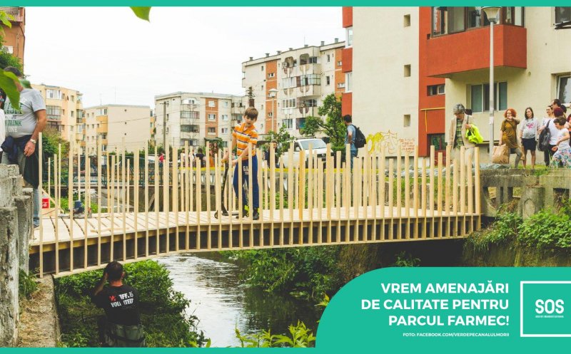 Proiectul pentru Parcul Farmec, desființat de activiști. "E de proastă calitate, iar Canalul Morii va rămâne o groapă de gunoi"