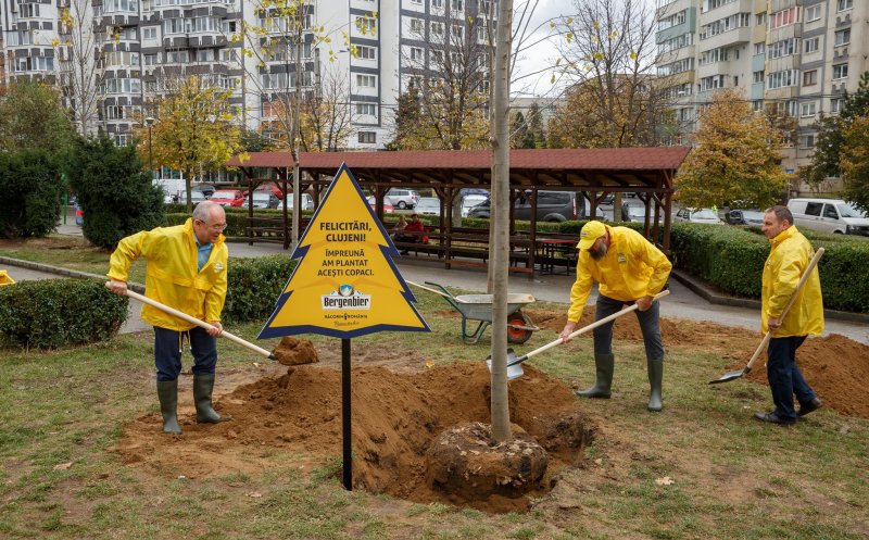 Plantare de copaci și în Parcul Primăverii