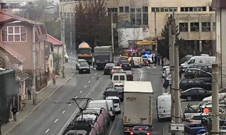 Accident pe Oașului. Implicat și un pieton