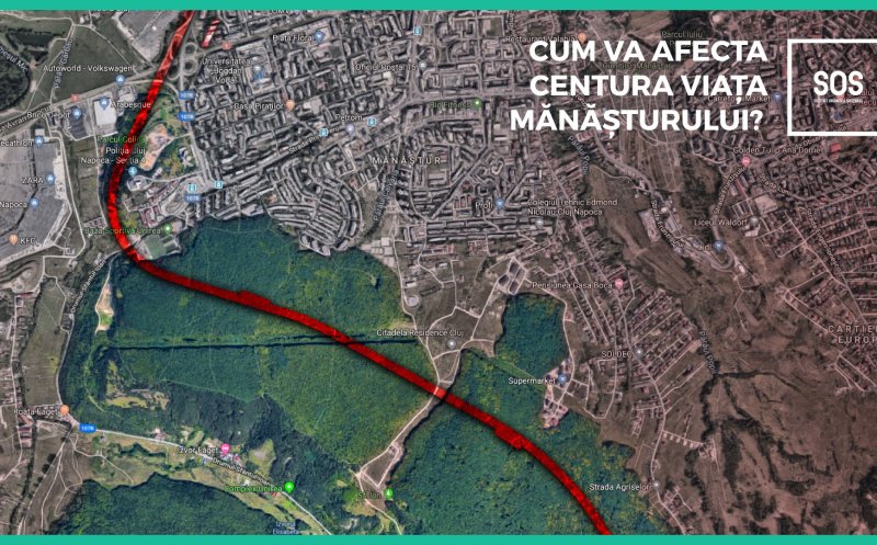 Traseul Centurii Metropolitane ridică primele semne de întrebare. Dohotaru: "Cum va afecta viața Mănășturului?"