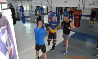 Polițiștii și jandarmii clujeni, sesiune de antrenament cu Ciprian Sora