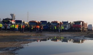 Grevă pe șantierul Autostrăzii Sebeș-Turda / CNAIR nu are plăți restante față de antreprenor
