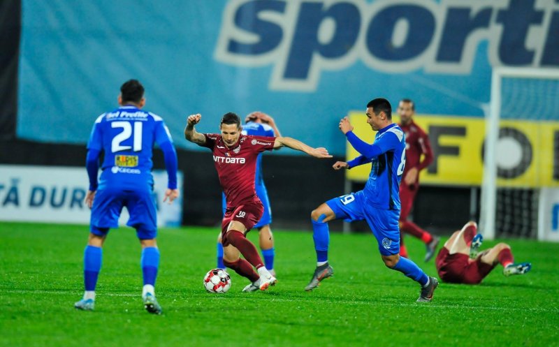 CFR Cluj, pas greșit la Sibiu. Campioana s-a încurcat cu Hermannstadt