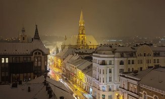 Peisaje de poveste la Cluj, după prima ninsoare. Top 10 fotografii din oraş
